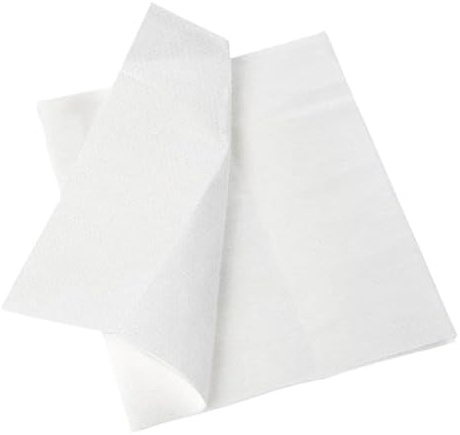 Dstock60 Reinigungstücher aus Vlies, perforiert, weiß, 25 Stück, professionelle Hygiene, Universalreinigung, saugfähig, 51 x 36