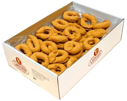 LAPASION - Rosquillas fritas hechas a mano | Rosco | Caseras | Rosco | CHANDRIOS | Palmeras |Dulces | 2.2 Kg