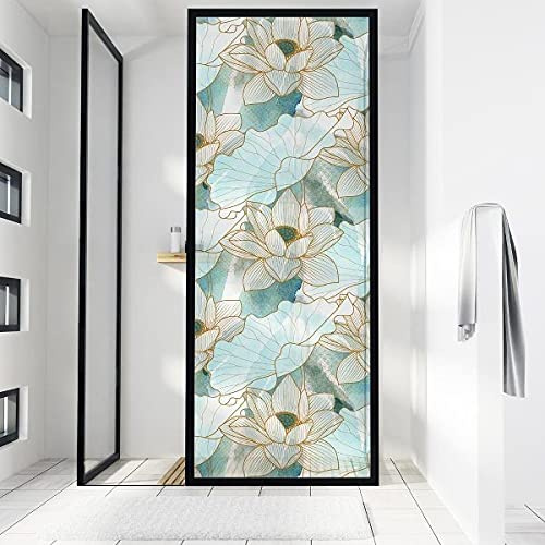 kina - RAV0011 Aufkleber Klebefolien für Fenster Transparente Kleberolle Messen 60x200 cm - Kratzfest Waschbar Fenster Duschkabine Dekoration