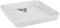 Elho Loft Urban Soucoupe Carrée 22 - Soucoupe pour Extérieur - Ø 22.0 x H 3.1 cm - Blanc/Blanc Soie