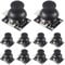 10Pcs Game Joystick Breakout Module Game Controller Sensor JoyStick Breakout Shield for PS2 Module XY Dual-axis Module Replacement Joystick Analog Thumb Stick
