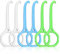 cobee Aligner Removal Tool,6 Stück Unsichtbare Zahnentfernung Aligner Chewies Removal Tool Kits Aligner Tooth Hook Oral Corrector Retainer Remover für unsichtbare Zahnspangen(rutschfest, 3 Farben)