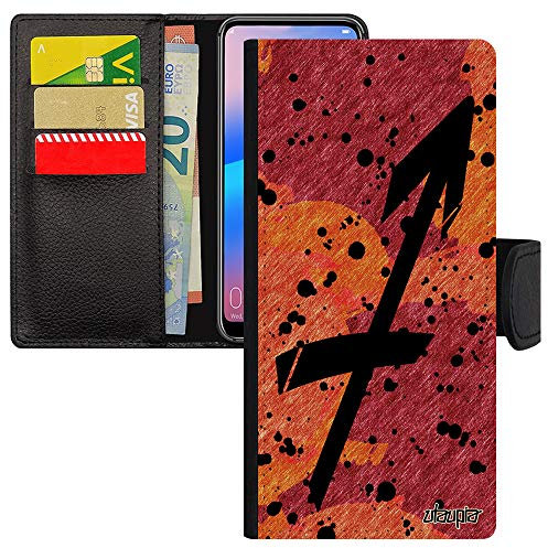 Coque à Rabat Galaxy A53 Portefeuille Porte Cartes Signe du Zodiaque Sagittaire Smartphone Astrologique Pas Cher Case Dessin pour Samsung