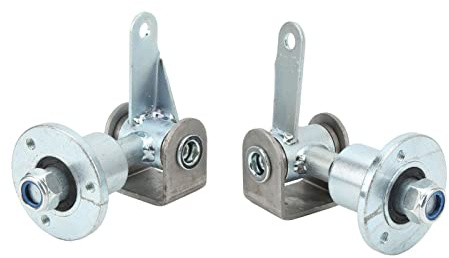 2 Stück Achsschenkel, 17 Mm 3 Bolzen Vorderrad Nabe Lagerflansch Achsschenkel Spindel Ersatz für 5 Zoll Reifen Go Kart ATV Quad Bike Zubehör