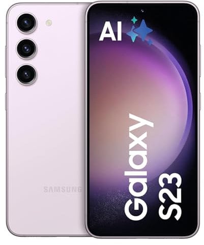 Samsung Galaxy S23 AI-Android-Smartphone, 256GB, 3.900mAh Akku, Smartphone ohne Vertrag Lavender inkl. 36 Monate Herstellergarantie [Exklusiv bei Amazon]