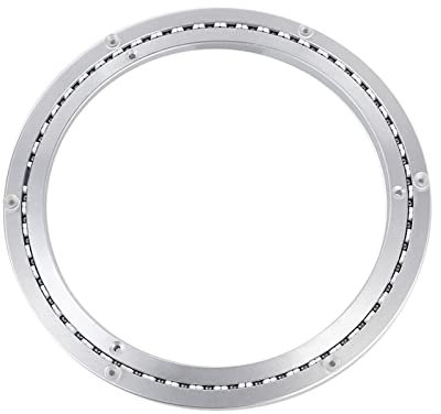 X1NGFU Drehkranz Drehteller Aus Aluminiumlegierung,Glattes Drehteller-Lagerwerkzeug,Robuste Kugellager Drehplatte,Druckkugellager Tisch Drehbar,für Esstisch Drehplatte (600mm(24in))