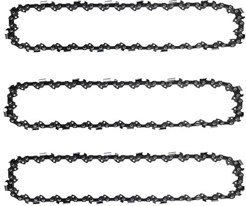 CHYHYR 3 Pieces 8 Inch Chainsaw Chain 33 Drive Links .050 Gauge, 3/8 LP Pitch, S33 Pole Saw Chain for 8-Inch Bar Compatible with Greenworks, Portland, Remington, Sun Joe, Kobalt and more