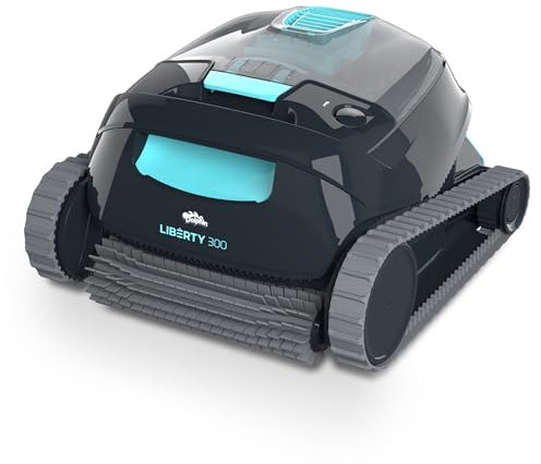 Dolphin Liberty 300 Automatischer Poolreiniger Poolroboter kabellos - Boden und Wandreinigung - Energieeinsparung, Eingelassene Pools bis zu 10 m, Wasserpflege