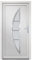 vidaXL Porta Ingresso Bianca 88x200 cm in PVC, Porta, Porta di Ingresso, Porta d'ingresso in PVC, Porta entrata, Porta in PVC, Porte, Porte in PVC