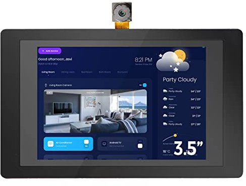 ESP32 Terminal ESP32 Development Board Kit mit 3,5 Zoll 480x320 SPI TFT kapazitiven Touchscreen Monitor mit OV2640 Kamera