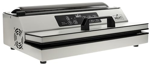 MEAT! 16 Inch External Vacuum Sealer with a 16 Inch Sealing Strip, Bag Roll Storage, Bag Cutter, and LCD Display for Preserving Meat and Vegetables