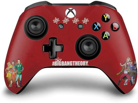 Head Case Designs Offizielle The Big Bang Theory Gruppe Grafiken Vinyl Haut Gaming Aufkleber Abziehbild Abdeckung kompatibel mit Xbox One S/X Controller