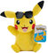 Pokémon PKW3096-20cm Sommer Plüsch - Pikachu mit Sonnenbrille, offizielles Pokémon Plüsch