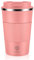 CS COSDDI Travel Mugs, Insulated Coffee Cup with Leakproof Lid - Reusable Coffee Cups Travel - Car Coffee Cup - Stainless Steel Coffee Mug for Hot and Cold Water (C09 Coral, 380ml)