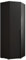 MEBLE KRYSPOL Inova 1 Eckschrank - Kleiderschrank mit Regalen und Stangen - Aufbewahrungsmöbel - für Schlafzimmer, Jugendzimmer, Flur - 236,7x81,7x47cm - Schwarz, Handgriff Schwarz