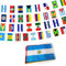 Lateinamerika-Flaggen, 15 m, 33 Länder, verschiedene lateinamerikanische Flaggen, Banner, hispanisches Erbe, Monatsdekoration, Klassenzimmer, Sportbars, Party-Dekoration, 1 Set
