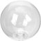 ARTIBETTER Verre Clair Globe Abat-Jour Remplacement Boule En Forme De Base G9 Lustre Abat-Jour Suspendu Abat-Jour Pendentif Plafonnier Pour Lampes De Table Lampadaires Applique Murale