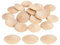 QUARKZMAN 20 Stück Holzstopfen, 25mm/0,98 Hartholz Lochstopfen Abdeckkappen Holzstecker für Möbel Holzarbeiten Handwerk Dekor (30mm x 25mm)