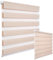 WOLTU 2 Stück Doppelrollo Klemmfix ohne Bohren Duo Rollo Klemmrollo für Fenster mit Klemmträger, Fensterrollo Lichtdurchlässig & Verdunkelnd Wandmontage, Holzlook Natur, 90x150 cm (Stoffbreite 86 cm)