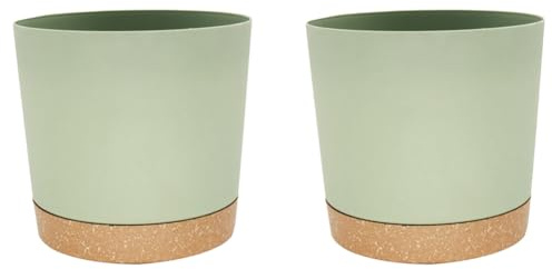 Pluuttiem Drainage Holes and Small Pots Decorative Plant Pots for Outdoor,Indoor,Balcony,Patio,Garden Decor Easy to Use D