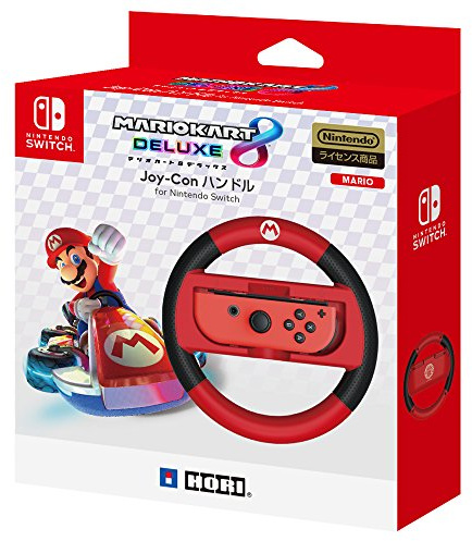 【Nintendo Switch対応】マリオカート8 デラックス Joy-Conハンドル for Nintendo Switch マリオ
