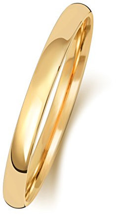 18 Karat (750) Gold 2mm Slight Court Form Herren/Damen - Trauring/Ehering/Hochzeitsring WJS1509318KY