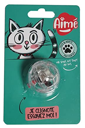 Aime Katzenspielzeug, beleuchteter Ball, interaktives und beleuchtetes Spielzeug für Katzen