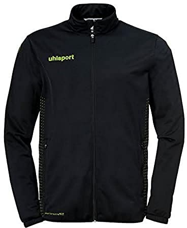 Uhlsport Kinder Kinder Jacke Score Classic Jacke, schwarz/fluo grün, 152, 100517506