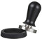 scarlet espresso | Tamper »Perfetto« für Barista; auf 35 lbs Anpressdruck kalibiriert; mit Alu- oder Edelholzgriff und Präzisions-Edelstahlbasis (Set 49 mm & Tamperablage)
