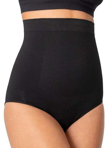 Shapermint Body Shaper todo el día todos los días,Panty de cintura alta ultrafina, correa de silicona antideslizante, compresión de 360°, Negro, 3XL