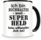Samunshi® Buchhalter Tasse mit Spruch Geschenk für Buchhalter Mann Frau Kaffeetasse groß Lustige Tassen zum Geburtstag schwarz 300ml