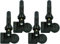 4x RDKS TPMS Reifendrucksensor Reifendruckkontrollsystem Gummiventil kompatibel mit Astra K (B-K), GTC, Volt ELR