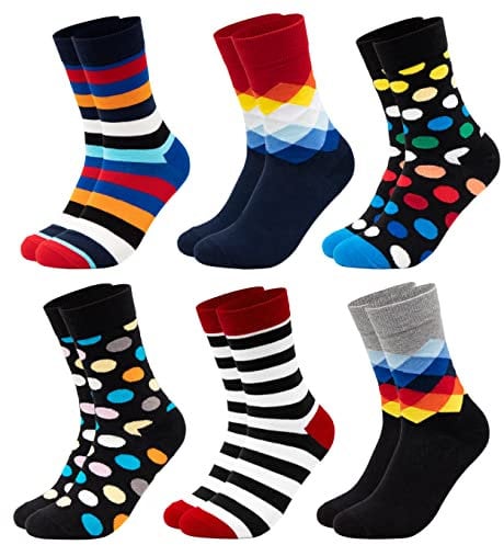 Occulto chaussettes fantaisie homme lot de 6 (modèle: Sigi) 39-42 Mix2