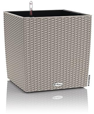 LECHUZA CUBE Cottage 50 sandbraun 15396