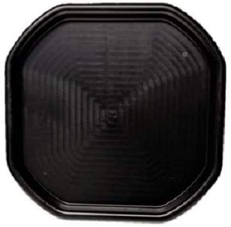 JMS we create smile - Small Black Colour Plastic Mixing Tray for Sand Water Play - Builder Equipment Sand Pool Pit Tray - Beach Tuff Tray for Kids Messy Play 70x70 CM