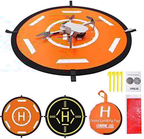 Drohnen-Landeplatz-Zubehör, Mini 4 pro Zubehör UAV-Landeplatz Faltbarer Drohnen-Landeplatz Tragbare Landematte DJI Mavic 3 / Air 3 / Mini 3 / RC-Drohnenhubschrauber