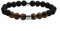 QYAQ Natürliche Damen Armbänder,7 Chakra Natürliche Mattstein Steinperlenarmband Elastische Steinbock Mode Boho Yoga Dame Schmuck Geschenk Für Freundin Mama Paar Geschenke