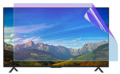 JANEFLY 55-75 Pollici Proteggi Schermo TV, Pellicola Antiriflesso/Anti-Luce Blu Dannosa/AntiGraffio Pellicola Opaca per La Protezione degli Occhi per Sharp Sony Samsung,60in(1338×756mm)