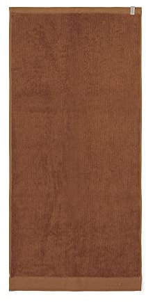 ESSENZA Handtuch Connect Organic Lines Uni 100, 1, 50, Leather Brown
