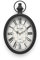 Menterry Small Retro Oval Wall Clock, Antique Old Design, Black Vintage Style, Battery Operated Silent Decor Wall Clocks for Kitchen,Bedroom,Farmhouse,Bathroom (11.2 H x 6.7 W)