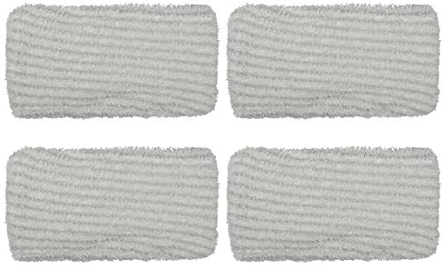 4 Panni in Microfibra di Ricambio Progettato per Rowenta Clean & Steam ZR005801, ZR005804, ZR850002, Bianco