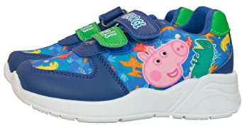 Peppa Pig Kinder Trainerschuhe George Pig Blauw EU29 (Manufacturer Size UK11)