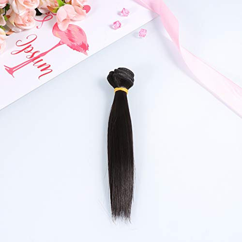 Ciieeo 5 STK Gerade Puppenperücken Puppe Kunsthaar Puppenherstellung Zubehör Puppenhaarperücke Zum Basteln Zubehör Für Die Puppenherstellung Bastelpuppenperücke Werkzeug Kleine Cosplay