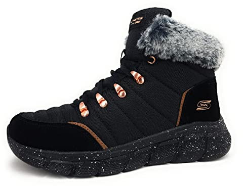 Bobs B Flex-Jolly Darling - Stivali da Ginnastica da Donna, Colore: Nero, Nero, 36 EU