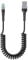 Coiled Lightning Cable Apple Carplay Compatible [Apple MFi Certified] Short USB to Lightning Cable Carplay with Data Sync and LED, Retractable Coiled iphone Charging Cable for iPhone/Pad/Pod