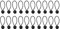 Dahszhi 20 Pcs 3 Inch Tarp Bungee Balls,Ball Bungee Canopy Tarp Tie Down Cord,Storage Ropes for Indoor and Outdoor,8cm (Black and White)