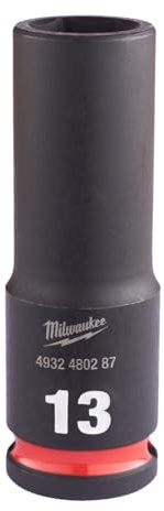 Milwaukee Shockwave Impact Socket 3/8 Inch Long 13-4932480287