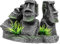 BUGUUYO Aquarium Deko Moai Statue Aquarium Ornament Moai Figur für Aquarien Antike Ostern Moai Deko für Fischbecken Langlebig und Sicher für Sü Wasser und Meerwasser
