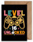 WBdesignz Gaming Geburtstagskarte mit Umschlag - 16. Geburtstag Geschenkkarte Happy Birthday - 16ter Geburtstag (DIN A6)