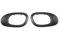 KIOOS Interior Door Handle Inside Handles Frame Cover Interior Door Handle Trim Moulding 9119F2 9119F4 for Peugeot 206 207 Internal Handle